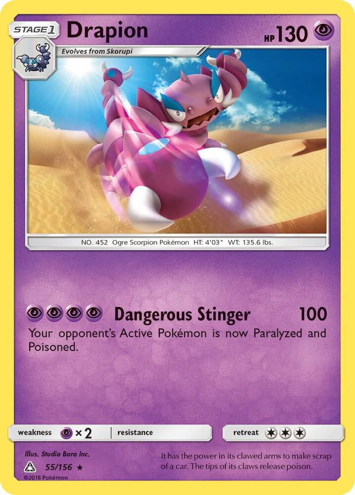 [Reverse Holo] UPR 55/156 Drapion R