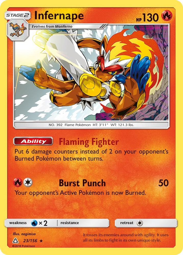 [Reverse Holo] UPR 23/156 Infernape RH