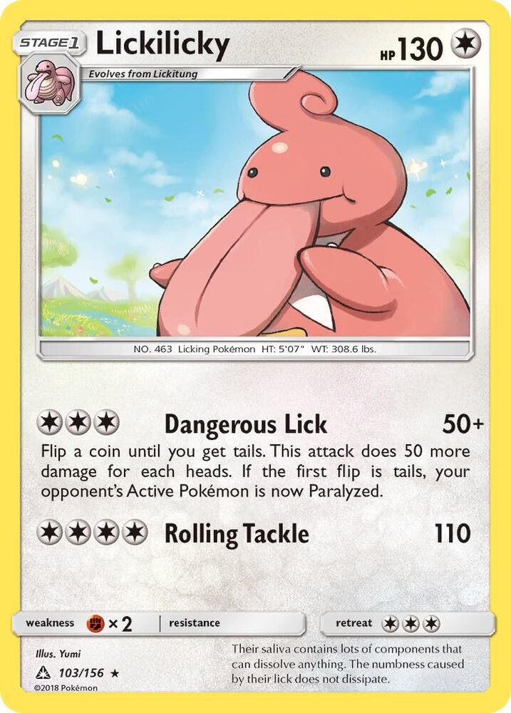 [Reverse Holo] UPR 103/156 Lickilicky R