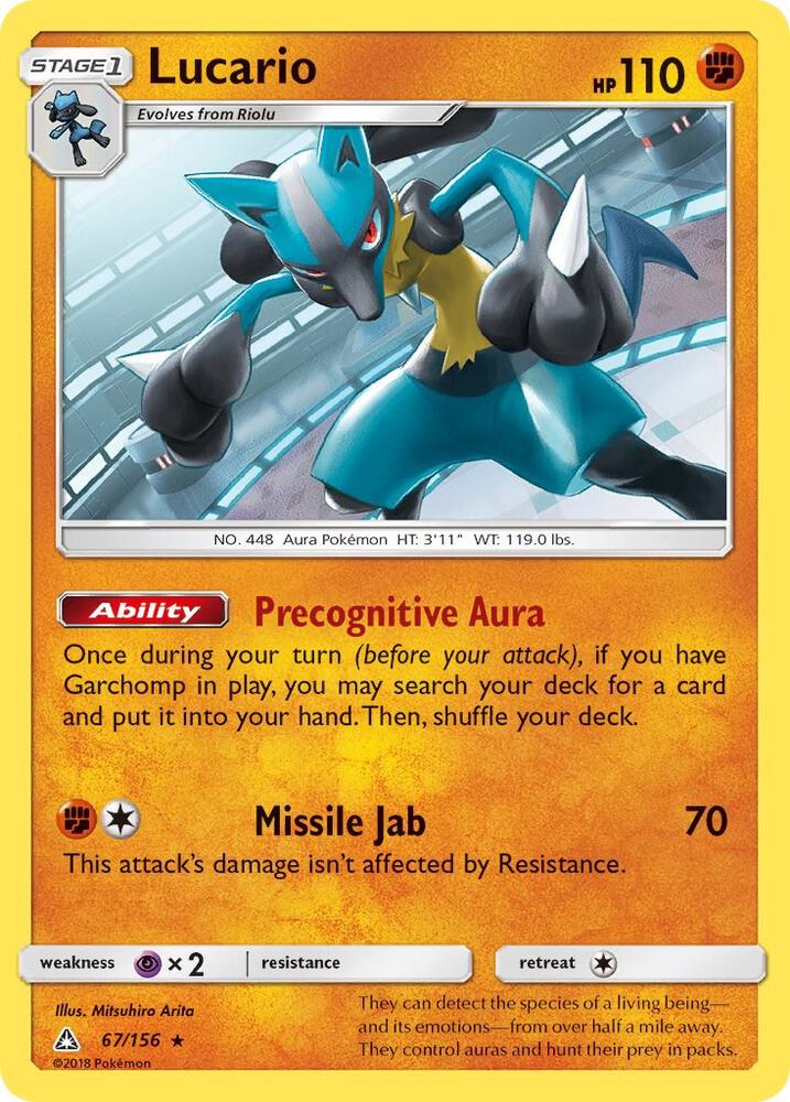 [Reverse Holo] UPR 67/156 Lucario RH
