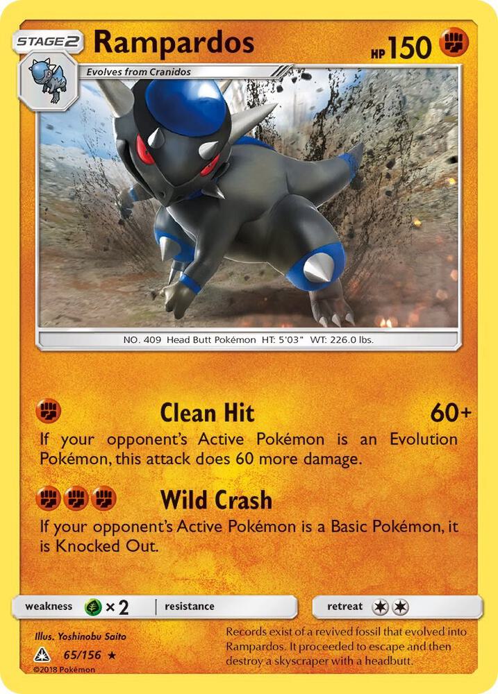 [Reverse Holo] UPR 65/156 Rampardos RH