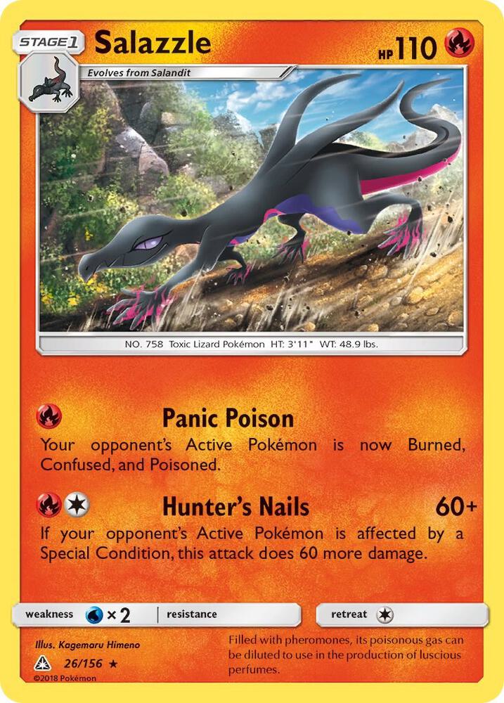 [Reverse Holo] UPR 26/156 Salazzle R