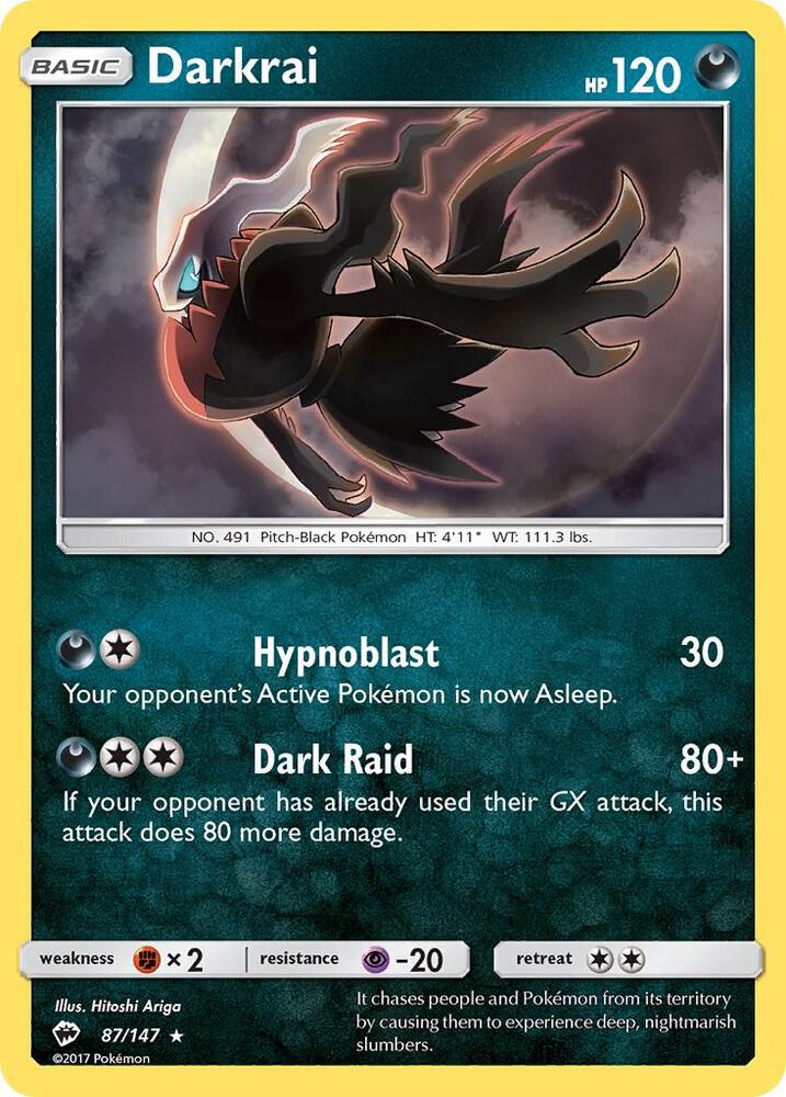 [Reverse Holo] BUS 87/147 Darkrai RH