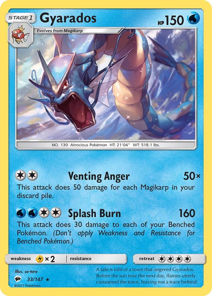 [Reverse Holo] BUS 33/147 Gyarados RH