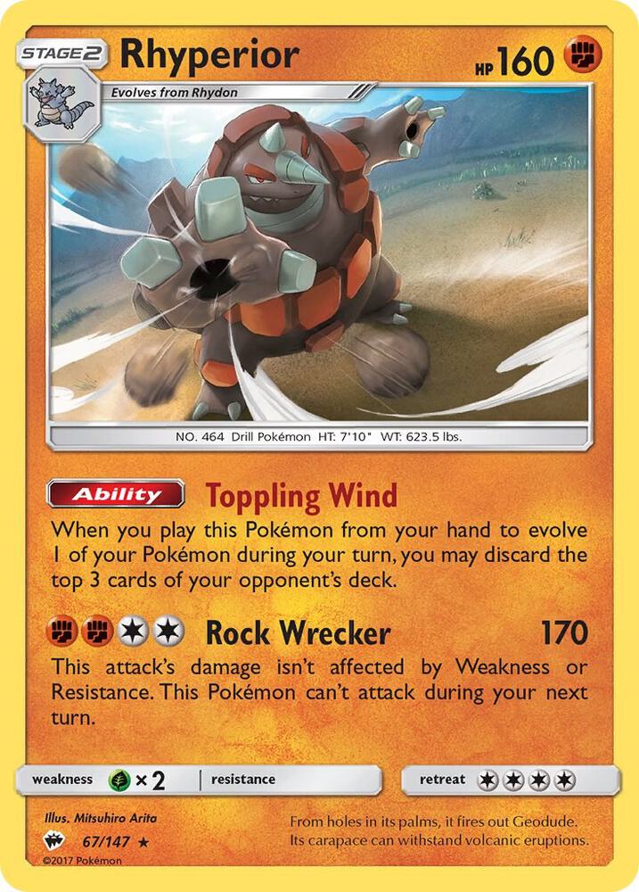 [Reverse Holo] BUS 67/147 Rhyperior RH