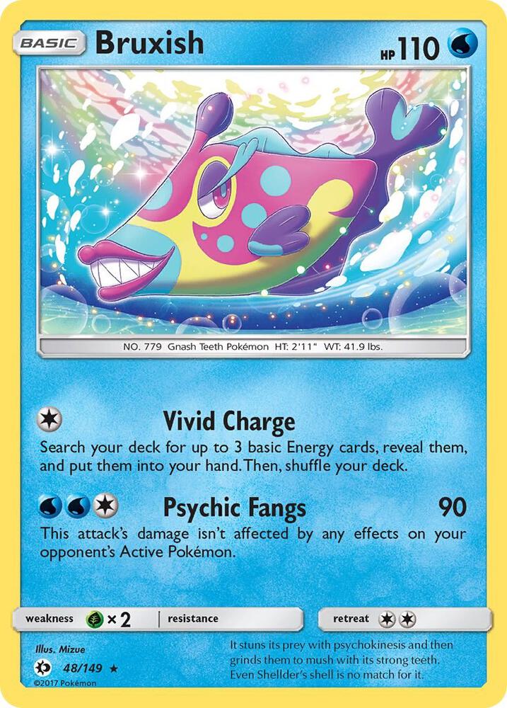 [Reverse Holo] SUM 48/149 Bruxish R