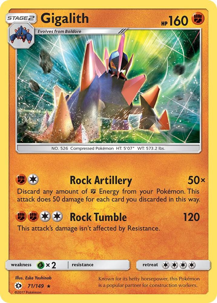 [Reverse Holo] SUM 71/149 Gigalith RH