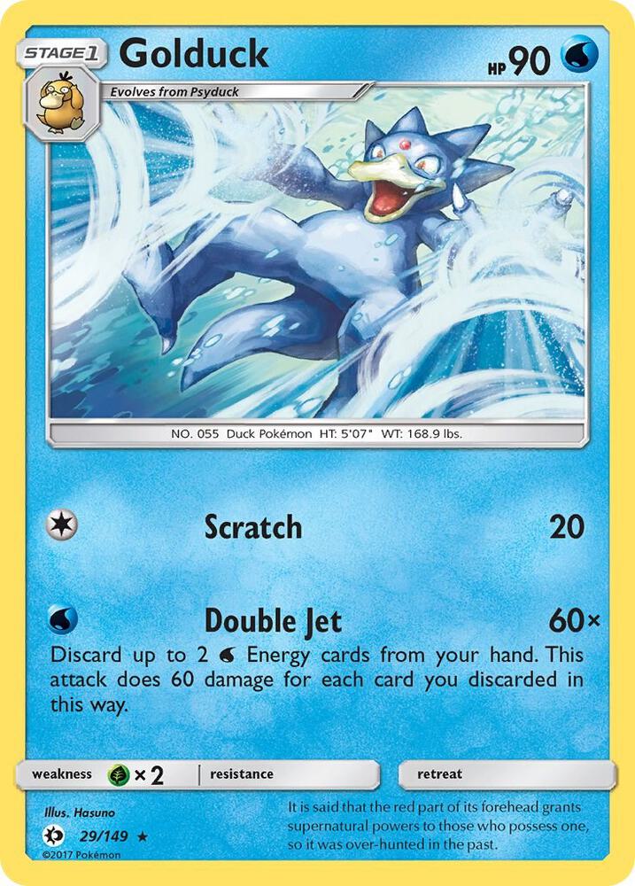 [Reverse Holo] SUM 29/149 Golduck R