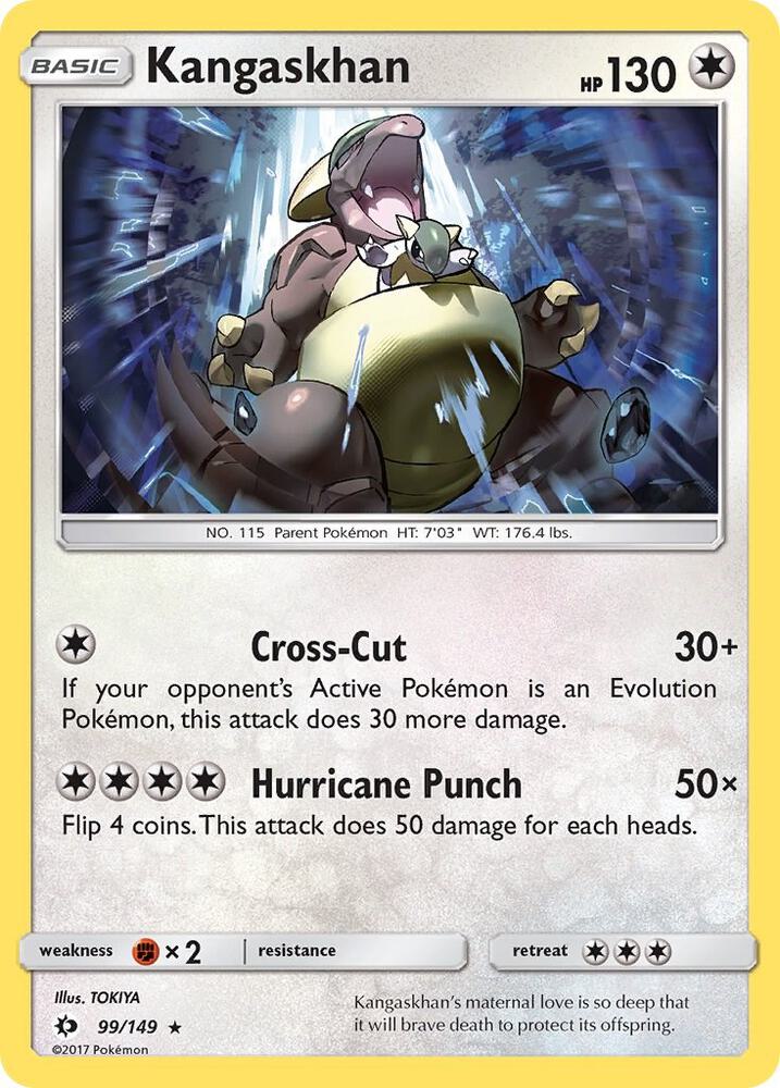 [Reverse Holo] SUM 99/149 Kangaskhan RH