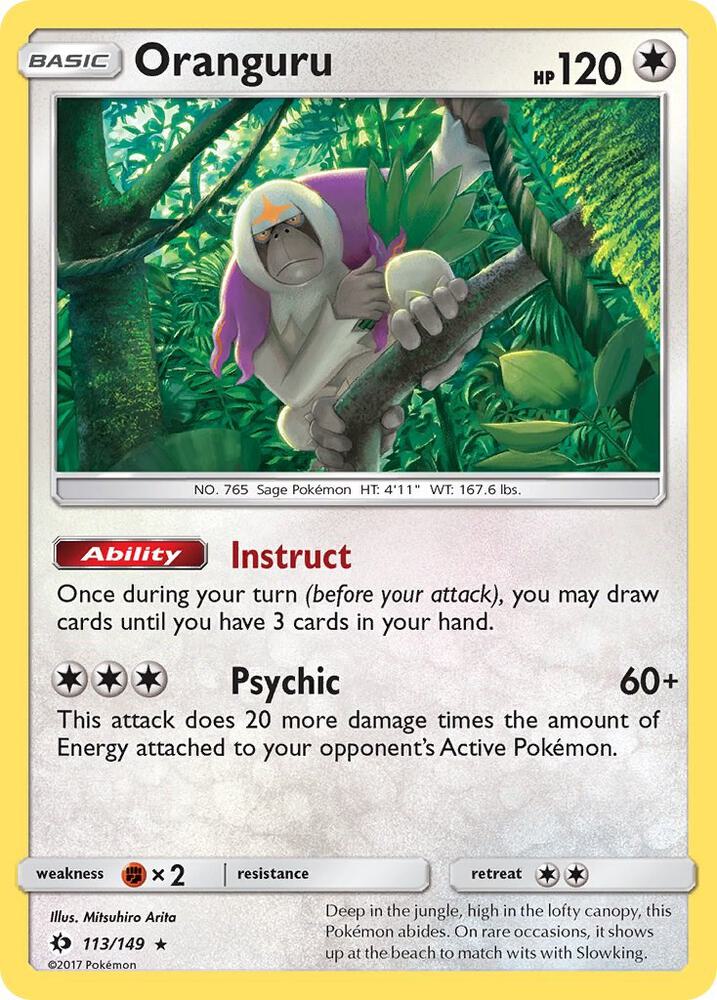 [Reverse Holo] SUM 113/149 Oranguru RH