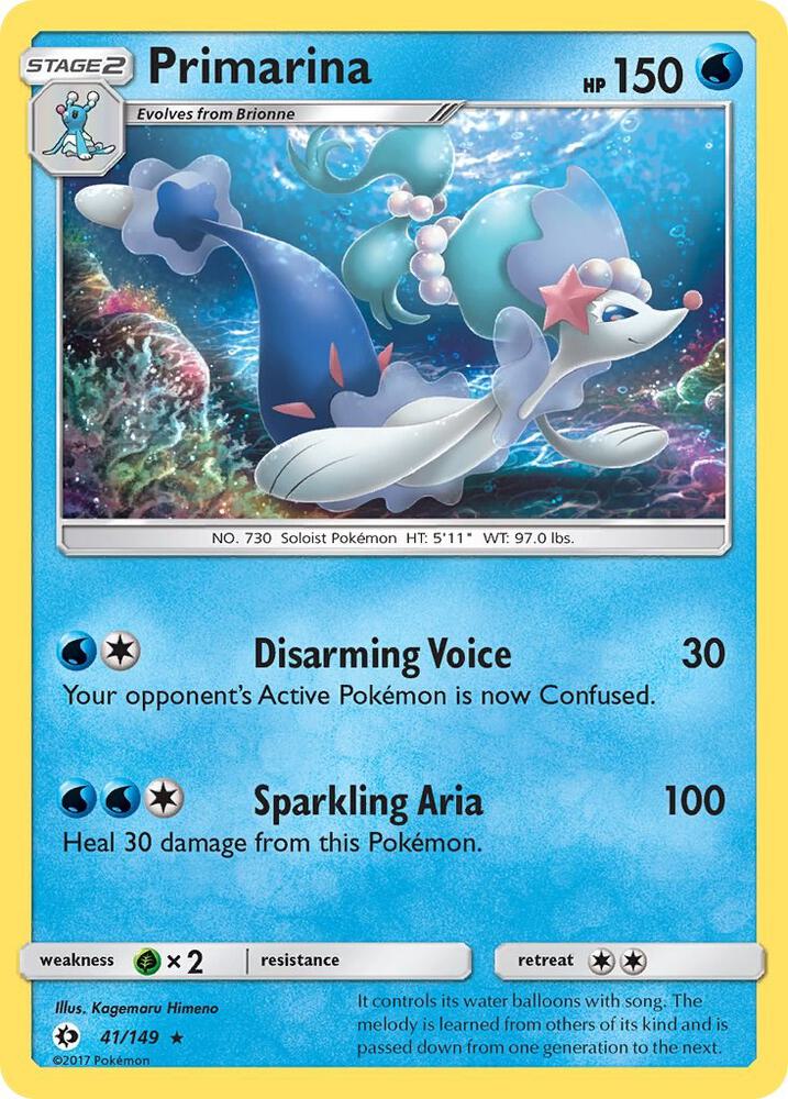[Reverse Holo] SUM 41/149 Primarina R